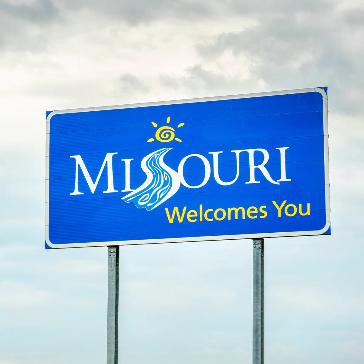 welcome to missouri sign