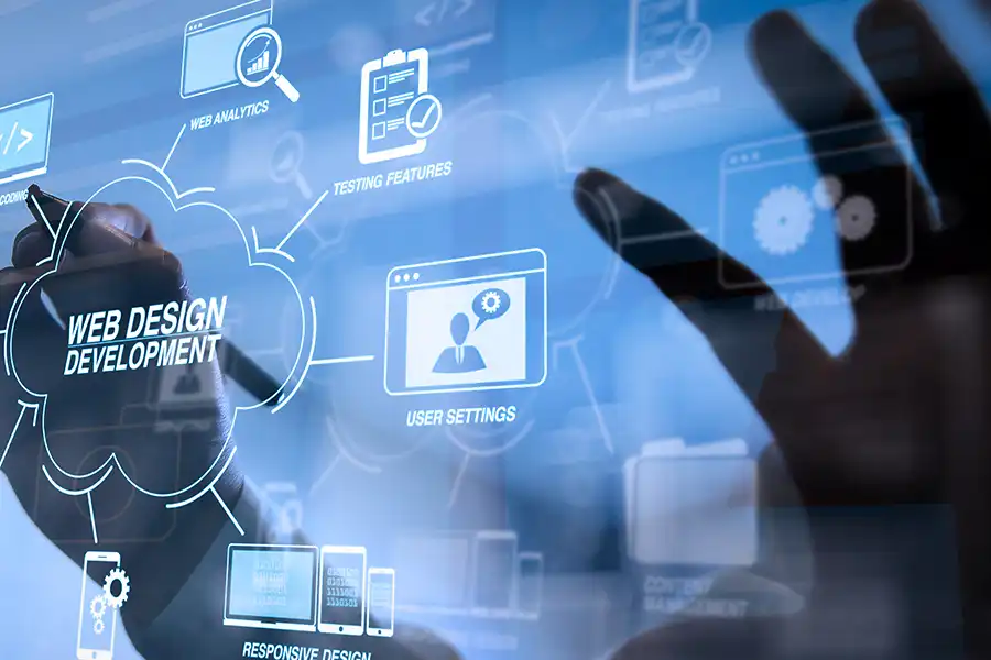 Right Click Digital, Inc. designing a website for a local St Louis, MO business.