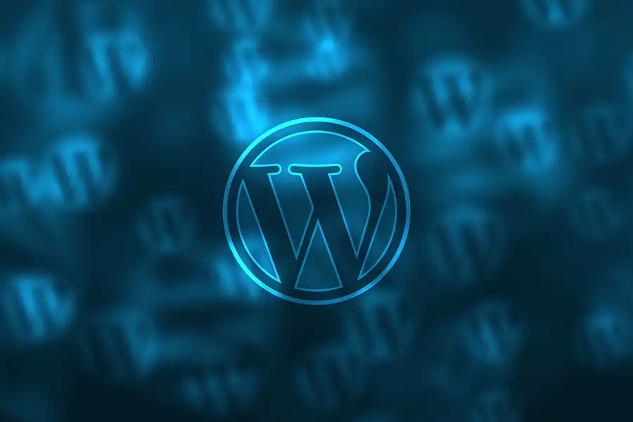 Right Click Digital Inc.—a digital image of the WordPress logo in St Louis, MO.