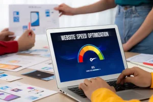 Right Click Digital, Inc. – A team of workers showcasing a fast website with strong website speed optimization in Edwardsville, IL.